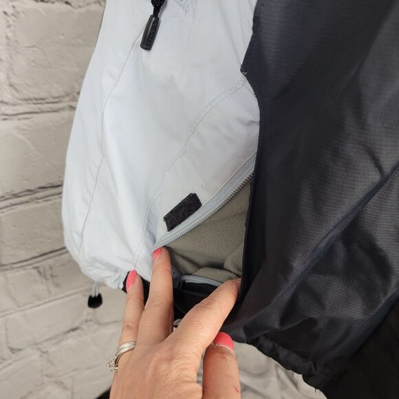 COLUMBIA Convert Ski Jacket Womens L Waterproof Insulated Black Retro Vintage - Picture 6 of 13